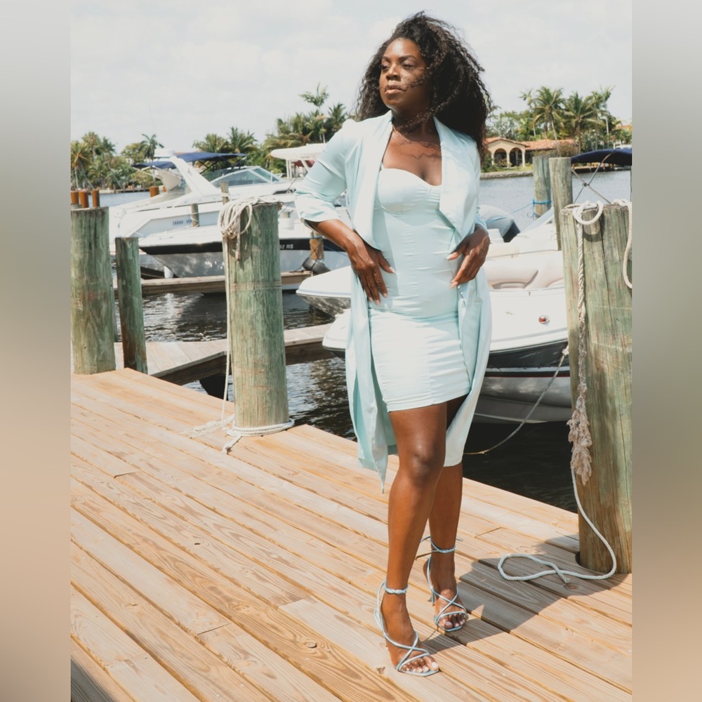 The Laced In Lux Dress with Duster